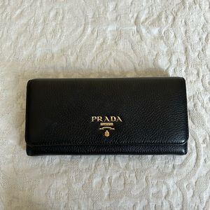 Prada Large Leather Wallet